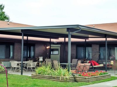 commercial metal canopy