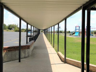 commercial metal canopy