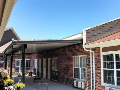 commercial metal canopy