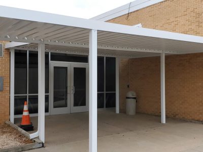 commercial metal canopy