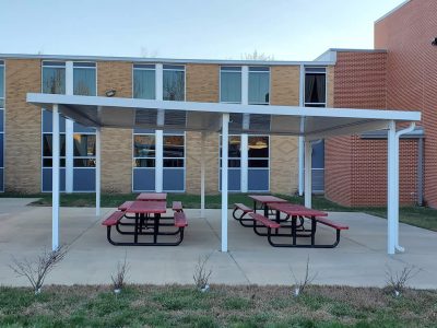 commercial metal canopy