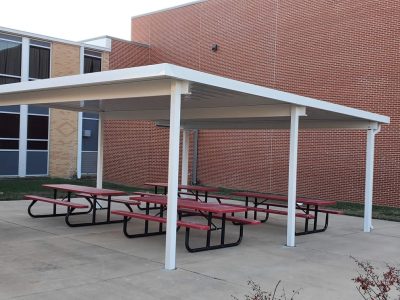 commercial metal canopy