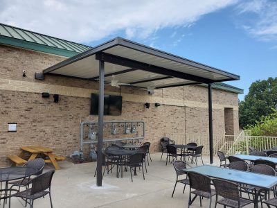 commercial metal canopy