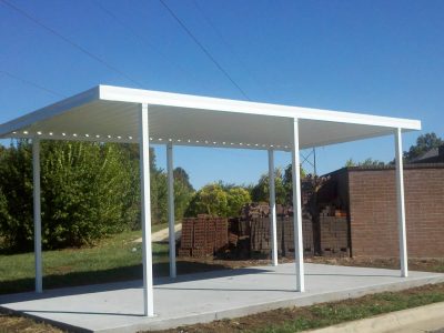 commercial metal canopy