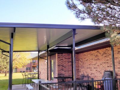 commercial metal canopy