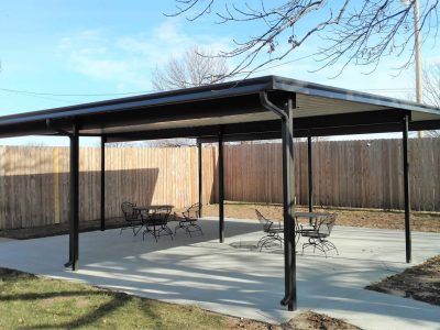 commercial metal canopy