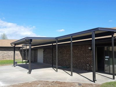 commercial metal canopy