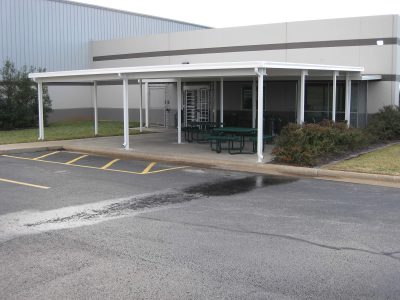 commercial metal canopy